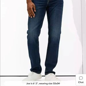 Mens size 36X30 AE original straight jeans